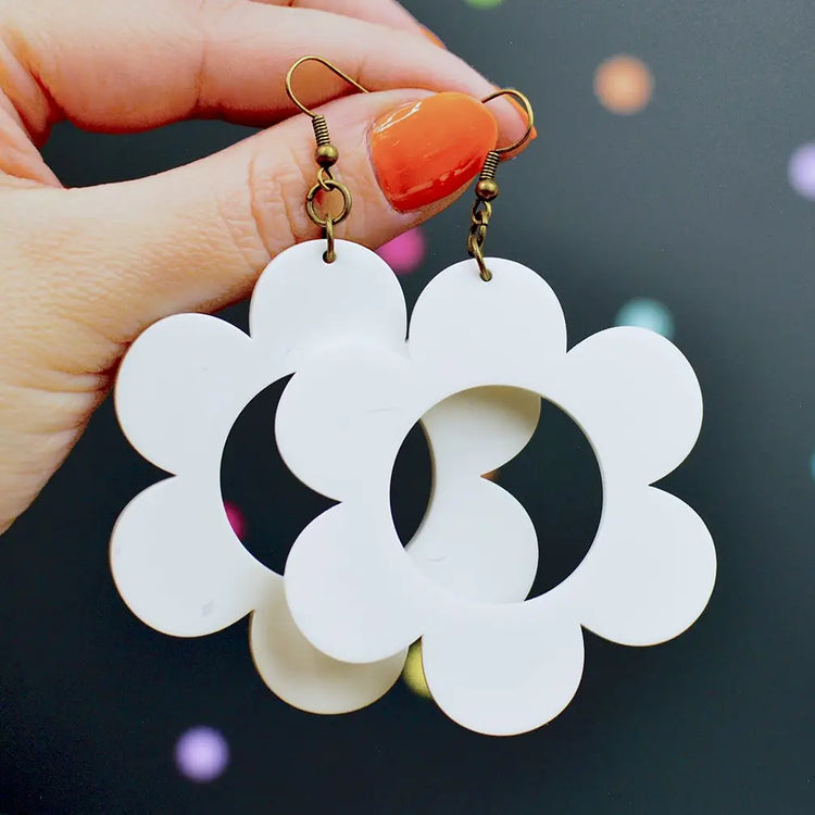 SUPER SECONDS Daisy Statement Earrings