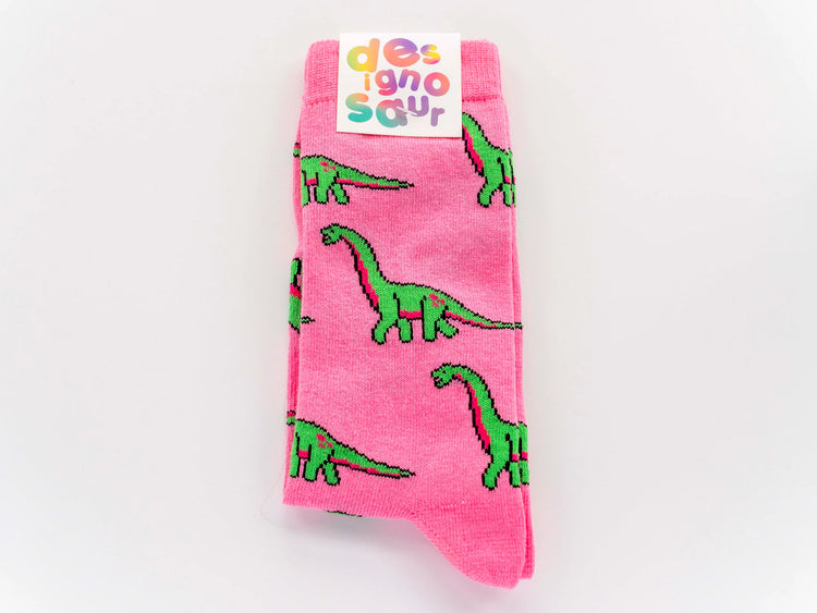 Designosaur Diplodocus Socks