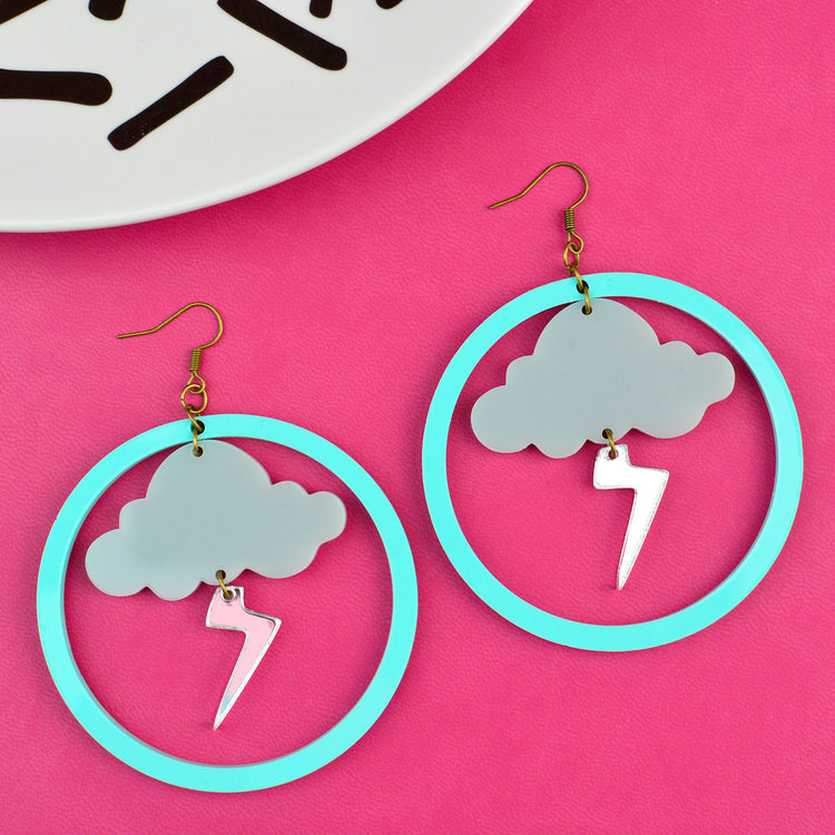 SUPER SECONDS Storm Statement Earrings