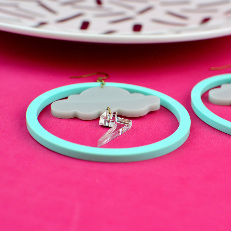 SUPER SECONDS Storm Statement Earrings