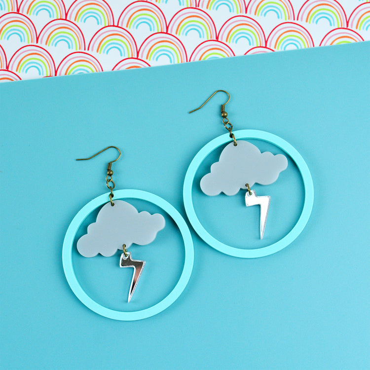SUPER SECONDS Storm Statement Earrings