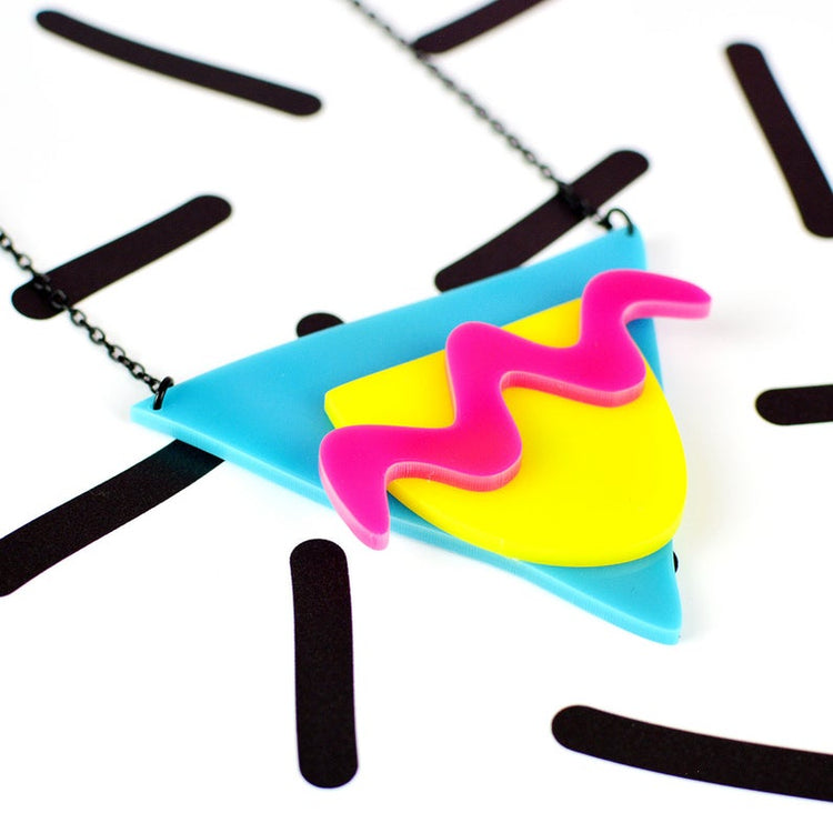 SUPER SECONDS Memphis Statement Necklace