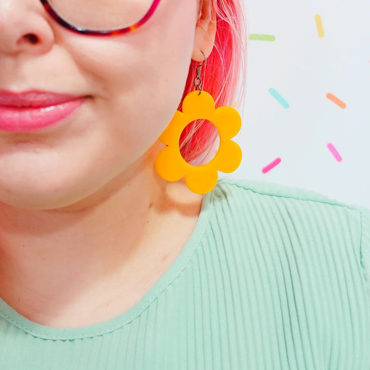 SUPER SECONDS Daisy Statement Earrings