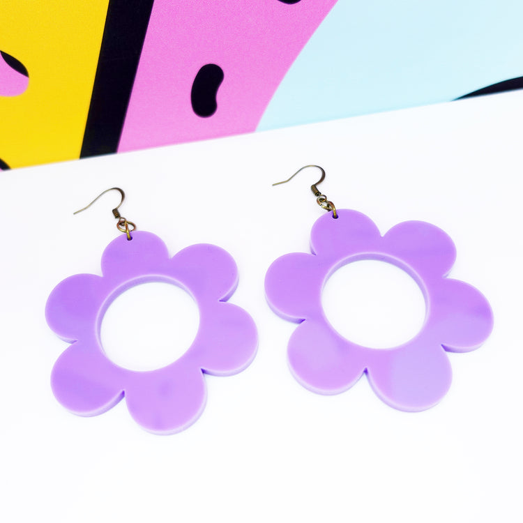 SUPER SECONDS Daisy Statement Earrings