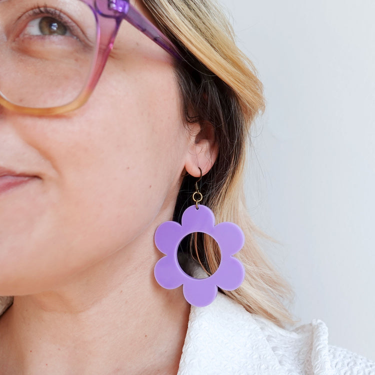 SUPER SECONDS Daisy Statement Earrings
