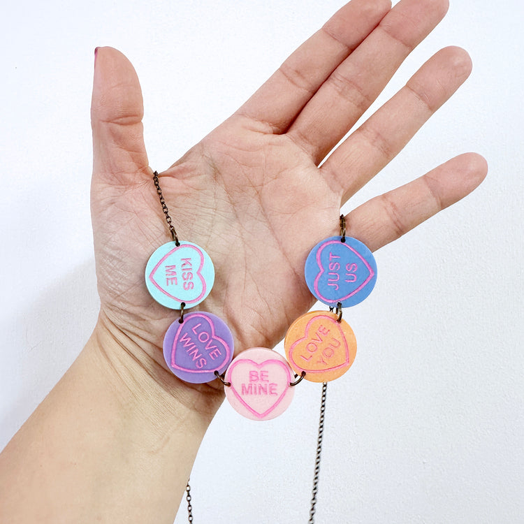 SUPER SECONDS Love Hearts Necklace