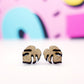 SUPER SECONDS Monstera Stud Earrings