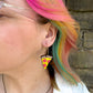 SUPER SECONDS Pizza Hoop Earrings