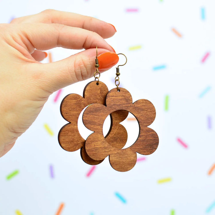 SUPER SECONDS Daisy Statement Earrings