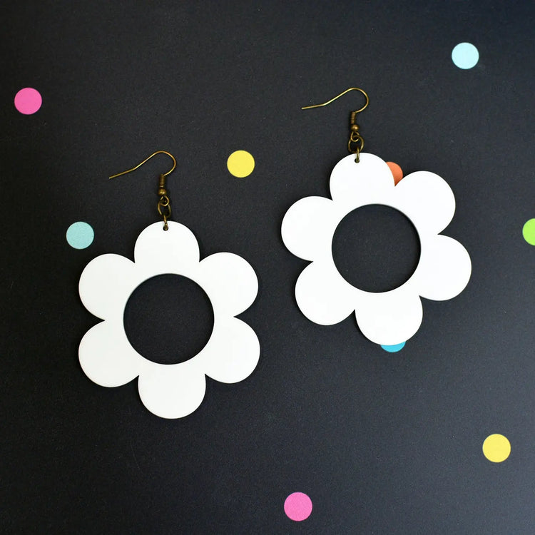 SUPER SECONDS Daisy Statement Earrings