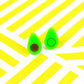 SUPER SECONDS Avocado Stud Earrings