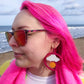SUPER SECONDS Sunshine Statement Earrings