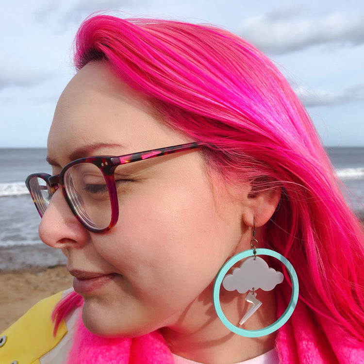 SUPER SECONDS Storm Statement Earrings