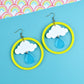 SUPER SECONDS Raindrop Statement Earrings