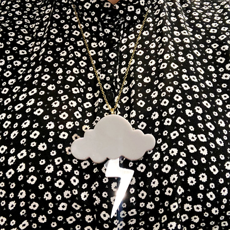 SUPER SECONDS Storm Statement Necklace