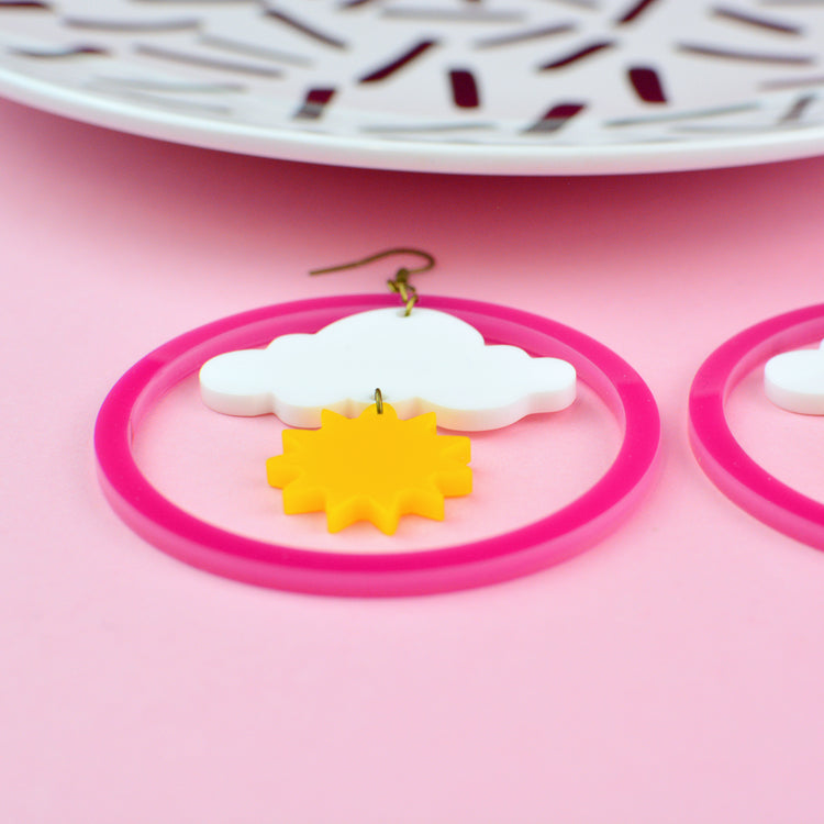 SUPER SECONDS Sunshine Statement Earrings